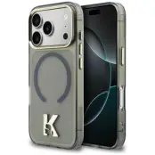 Karl Lagerfeld iPhone 17 Pro Mobilskal Magsafe IML K Head Logo - Svart