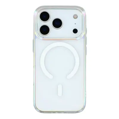 KIGC iPhone 17 Pro Mobilskal Magsafe Dazzling Color - Transparent