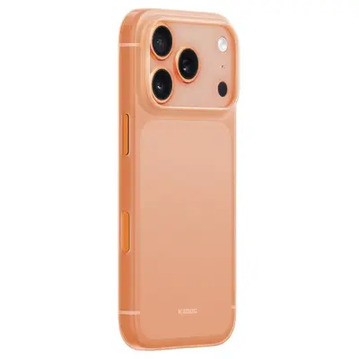 KZDOO iPhone 17 Pro Mobilskal Frosted Air Skin - Orange