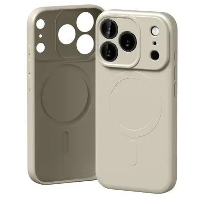 Mercury iPhone 17 Pro Mobilskal MagSafe Semi-Silicone - Stone