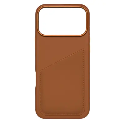Moobio Leather Card Case (iPhone 17 Pro) - Brun