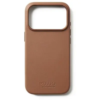 Mujjo Full Leather Case (iPhone 17 Pro) - Mörkblå