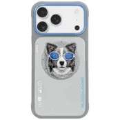 Nimmy iPhone 17 Pro Mobilskal MagSafe Glasses Cool Dog - Grå