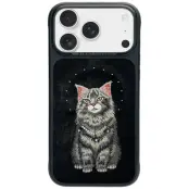 Nimmy Mobilskal För iPhone 17 Pro MagSafe Lucky Fashion Cat - Svart