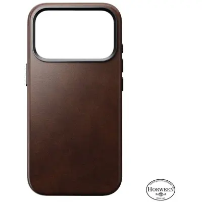 Nomad Traditional Horween Leather Case (iPhone 17 Pro) - Brun