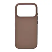 ONSALA Mobilskal till iPhone 17 Pro med Silikonkänsla - Choklad