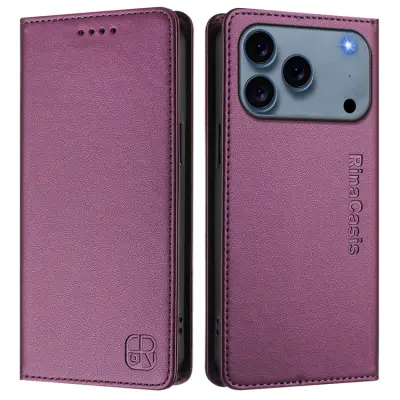 RINACASIS iPhone 17 Pro Plånboksfodral RC01 RFID - Violett