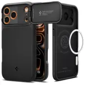 Spigen Mobilskal till iPhone 17 Pro MagSafe Optik Armor - Svart