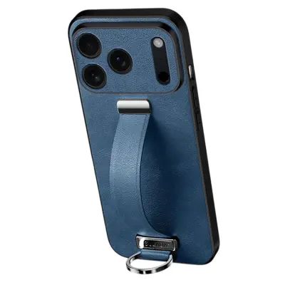SULADA iPhone 17 Pro Mobilskal Armband Kickstand Fashion - Blå