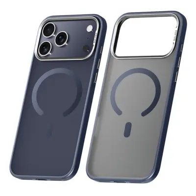 SULADA iPhone 17 Pro Mobilskal MagSafe PC+TPU - Blå