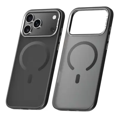SULADA iPhone 17 Pro Mobilskal MagSafe PC+TPU - Titansvart