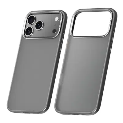 SULADA iPhone 17 Pro Mobilskal Shockproof Matte - Titangrå