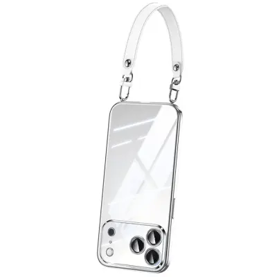 SULADA iPhone 17 Pro Mobilskal Ultra Clear Electroplating - Silver