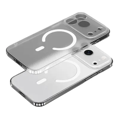 SULADA iPhone 17 Pro Mobilskal MagSafe PC+TPU Matt Transparent