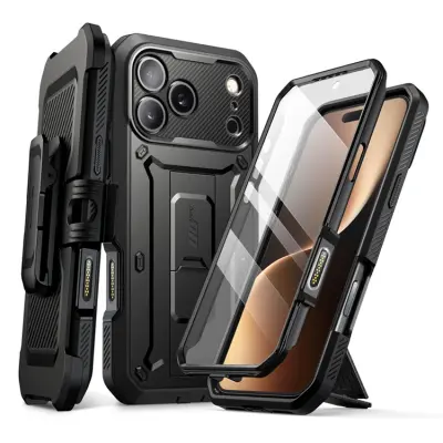 Supcase iPhone 17 Pro Mobilskal UB Pro - Svart