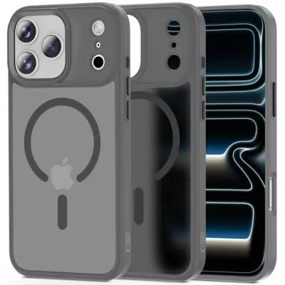 Tech-Protect iPhone 17 Pro Mobilskal Magsafe Matte - Crayon Grå