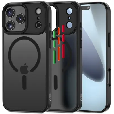 Tech-Protect iPhone 17 Pro Mobilskal Magsafe Matte - Svart
