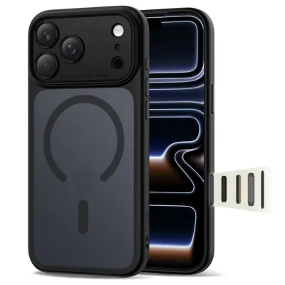 Tech-Protect iPhone 17 Pro Mobilskal Magsafe Peak - Matte Svart
