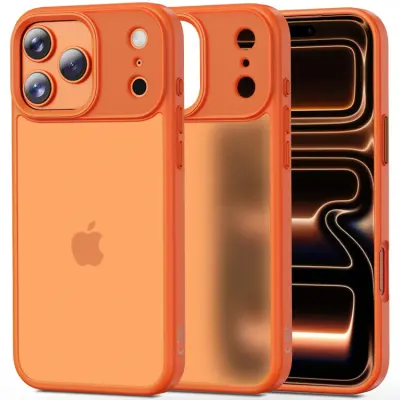 Tech-Protect iPhone 17 Pro Mobilskal Matte - Cosmic Orange