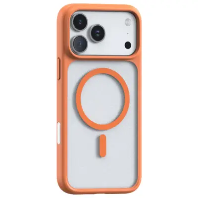 TORRAS iPhone 17 Pro Mobilskal MagSafe Matte PC + TPU - Orange