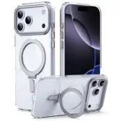 Trolsk Mobilskal med MagSafe och Stativ (iPhone 17 Pro) - Silver