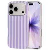 Trolsk Randigt Skal (iPhone 17 Pro/18 Pro) - Rosa