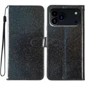 Trolsk Sparkle Wallet (iPhone 17 Pro) - Svart
