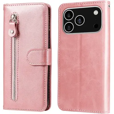 Trolsk Zipper Wallet (iPhone 17 Pro) - Rosa