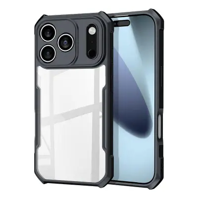 XUNDD iPhone 17 Pro Mobilskal Dropproof TPU + Akryl Klar Bakside