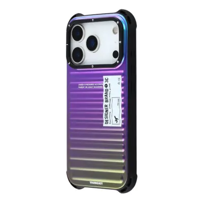 YOUNGKIT iPhone 17 Pro Mobilskal Suitcase Style - Flerfärgad