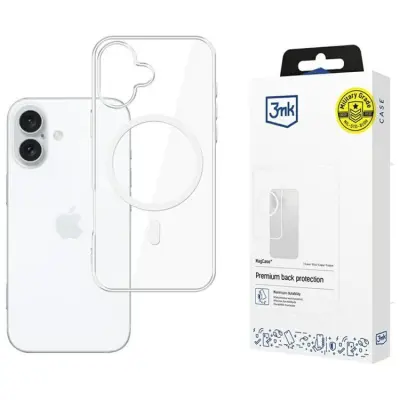 3MK iPhone 17 Mobilskal MagSafe - Transparent