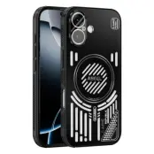 ABEEL iPhone 17 Magnetiskt Fodral Aluminium + PC + TPU - Svart