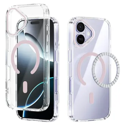 ABEEL iPhone 17 Mobiskal MagSafe Anti Scratch - Rosa