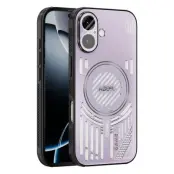 ABEEL iPhone 17 Skal Aluminium + PC + TPU Hål Kylning - Rosa Lila