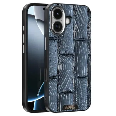 ABEEL iPhone 17 Skal MagSafe Beast Textur Blå