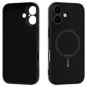 ABEEL iPhone 17 Skal MagSafe Kompatibel Svart Liquid Silicone
