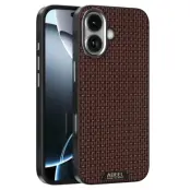 ABEEL iPhone 17 Skal MagSafe Texturerad Micro-Prägling Kaffe