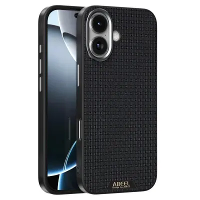 ABEEL iPhone 17 Skal MagSafe Texturerad Svart