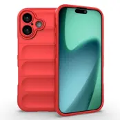 AMORUS iPhone 17 Mobilskal Shockproof TPU Rugged - Röd