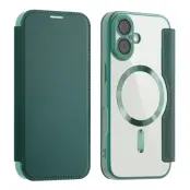 AMORUS iPhone 17 Plånboksfodral MagSafe RFID Blocking - Grön