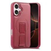 CASENEO iPhone 17 Fodral Magnetiskt KonstLäder - Röd