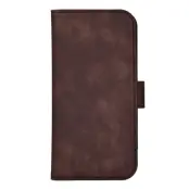 GEAR iPhone 17 Plånboksfodral MagSafe 3 Kortfack (Brun)