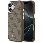 Guess Mobilskal till iPhone 17 MagSafe 4G Classic Logo - Brun