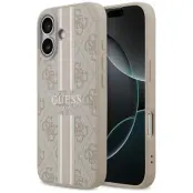 Guess iPhone 17 Mobilskal MagSafe 4G Printed Stripes - Rosa