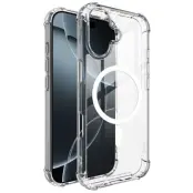 IMAK iPhone 17 Mobilskal MagSafe Shockproof - Clear