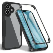 iPhone 17 Mobilskal Acrylic + TPU - Svart