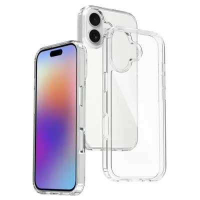 iPhone 17 Mobilskal Acrylic Shockproof - Transparent