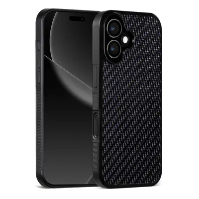 iPhone 17 Mobilskal Aramid Fiber Shockproof - Lila