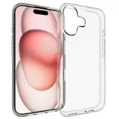iPhone 17 Mobilskal Crystal Clear TPU - Transparent