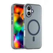 iPhone 17 Mobilskal MagSafe Abrasive - Matte Blå